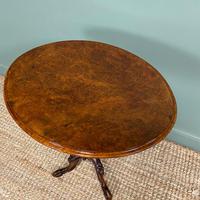 Beautifully Figured Victorian Walnut Antique Occasional Table (8 of 9) Beautifully Figured Victorian Walnut Antique Occasional Table (8 of 9)