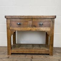Rustic Wooden Sideboard with Two Drawers (2 of 10) Rustic Wooden Sideboard with Two Drawers (2 of 10)