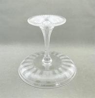 Gorgeous Victorian cut glass & frosted Tazza (4 of 4) Gorgeous Victorian cut glass & frosted Tazza (4 of 4)