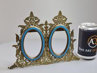 Stunning 19th Century 'Lovegrove & Flint' Double Brass & Turquoise Enamel Frame (6 of 8) Stunning 19th Century 'Lovegrove & Flint' Double Brass & Turquoise Enamel Frame (6 of 8)