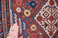 Antique Khamseh tribal rug 217x124cm (6 of 10) Antique Khamseh tribal rug 217x124cm (6 of 10)