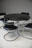 Retro Chrome Glass Dining Table (12 of 13) Retro Chrome Glass Dining Table (12 of 13)