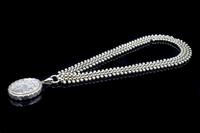 Antique Victorian Aesthetic Large Sterling Silver Locket and Collar Necklace (8 of 11) Antique Victorian Aesthetic Large Sterling Silver Locket and Collar Necklace (8 of 11)