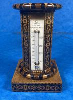 Victorian Burr Maple Thermometer & Compass by Thomas Barton (3 of 14) Victorian Burr Maple Thermometer & Compass by Thomas Barton (3 of 14)