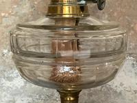 Superb Tall 19thc 'Matador' Brown Ceramic & Milky White Brass Table Oil Lamp (11 of 12) Superb Tall 19thc 'Matador' Brown Ceramic & Milky White Brass Table Oil Lamp (11 of 12)