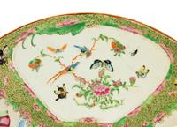 Late 19th Century Cantonese Porcelain Charger with Four Reserved Panels (4 of 5) Late 19th Century Cantonese Porcelain Charger with Four Reserved Panels (4 of 5)