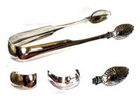 Georgian Silver Sugar Tongs with Shell Bowl Ends (2 of 5) Georgian Silver Sugar Tongs with Shell Bowl Ends (2 of 5)