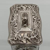 Antique Victorian Sterling Silver Tea Caddy London 1894 George Fox (9 of 12) Antique Victorian Sterling Silver Tea Caddy London 1894 George Fox (9 of 12)
