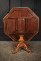Rare Birds Eye Maple Octagonal Marquetry Inlaid Centre Dining Table (6 of 8) Rare Birds Eye Maple Octagonal Marquetry Inlaid Centre Dining Table (6 of 8)