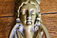 Victorian Brass Caryatid Door Knocker (5 of 5) Victorian Brass Caryatid Door Knocker (5 of 5)