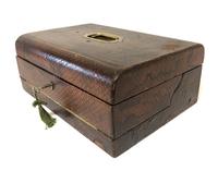 Antique Victorian Leather Writing Document Box (6 of 19) Antique Victorian Leather Writing Document Box (6 of 19)