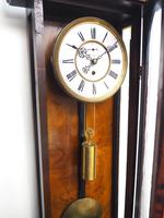 Antique Rocket Cased Single Weight Walnut 8-Day Vienna Regulator Wall Clock (14 of 14) Antique Rocket Cased Single Weight Walnut 8-Day Vienna Regulator Wall Clock (14 of 14)