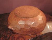Early Mouseman Adzed Oak Large Bowl (4 of 7) Early Mouseman Adzed Oak Large Bowl (4 of 7)