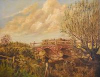 Oil Painting of the Old Bridge Near Welham (4 of 8) Oil Painting of the Old Bridge Near Welham (4 of 8)