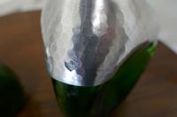 Set of 3 French Green Glass and Pewter Spirit Decanters (8 of 8) Set of 3 French Green Glass and Pewter Spirit Decanters (8 of 8)