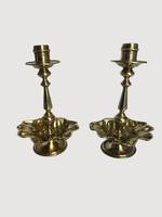 Unusual Pair of Antique Brass Candlesticks (6 of 6) Unusual Pair of Antique Brass Candlesticks (6 of 6)