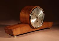 1960s Design Kieninger German Walnut and Brass Mantel Clock (6 of 9) 1960s Design Kieninger German Walnut and Brass Mantel Clock (6 of 9)