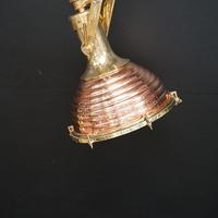 Original Large Copper Fluted Ships Cargo Light (6 of 8) Original Large Copper Fluted Ships Cargo Light (6 of 8)