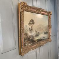 Antique landscape oil painting of Kilchurn Castle ruins Loch Awe signed J Ewbank RSA Edinburgh (2 of 10) Antique landscape oil painting of Kilchurn Castle ruins Loch Awe signed J Ewbank RSA Edinburgh (2 of 10)