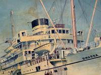 Aft: Colin Verity Large Cruise Ship 'DWARKA' Print on Canvas Pic (8 of 13) Aft: Colin Verity Large Cruise Ship 'DWARKA' Print on Canvas Pic (8 of 13)