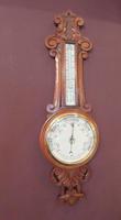 Superb Antique Polished Oak Carved Banjo Barometer (6 of 6) Superb Antique Polished Oak Carved Banjo Barometer (6 of 6)