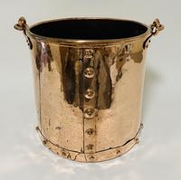 Antique Riveted Copper Bucket (6 of 14) Antique Riveted Copper Bucket (6 of 14)