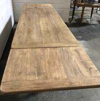 Bleached Oak Farmhouse Dining Table with Extensions (15 of 16) Bleached Oak Farmhouse Dining Table with Extensions (15 of 16)