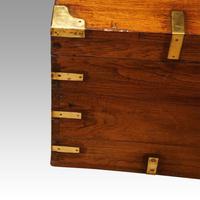 Victorian brass bound teak military chest (3 of 7) Victorian brass bound teak military chest (3 of 7)