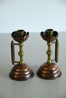Pair of Christopher Dresser Arts & Crafts Candlesticks (9 of 9) Pair of Christopher Dresser Arts & Crafts Candlesticks (9 of 9)