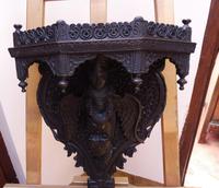 Burmese Carved Wall Bracket Hardwood 1860 (free Shipping to Mainland England) (9 of 12) Burmese Carved Wall Bracket Hardwood 1860 (free Shipping to Mainland England) (9 of 12)