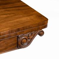 Companion Pair of William IV Flame Mahogany Card Tables (6 of 13) Companion Pair of William IV Flame Mahogany Card Tables (6 of 13)