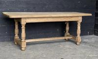 French Bleached Oak Farmhouse Kitchen Table (3 of 25) French Bleached Oak Farmhouse Kitchen Table (3 of 25)