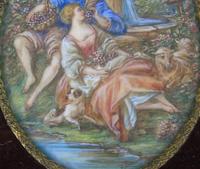 Beautiful Miniature Painting after Boucher Courting Couple (3 of 5) Beautiful Miniature Painting after Boucher Courting Couple (3 of 5)
