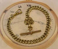 Antique Pocket Watch Chain 1870s Victorian Huge Brass Albert With T Bar & Fancy Mount (2 of 12) Antique Pocket Watch Chain 1870s Victorian Huge Brass Albert With T Bar & Fancy Mount (2 of 12)