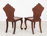 Amazing Pair of Mahogany Hall Chairs (4 of 7) Amazing Pair of Mahogany Hall Chairs (4 of 7)