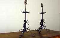Pretty Little Vintage Wrought Iron Table Lamp - We Have 10 (9 of 9) Pretty Little Vintage Wrought Iron Table Lamp - We Have 10 (9 of 9)