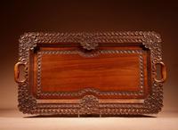 Two Colonial Very Fine Carved Wooden Trays (5 of 13) Two Colonial Very Fine Carved Wooden Trays (5 of 13)