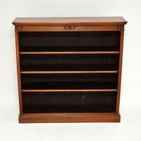 Antique Victorian Walnut Open Bookcase (2 of 11) Antique Victorian Walnut Open Bookcase (2 of 11)