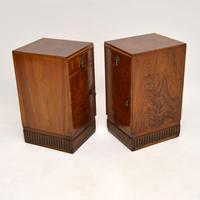 Pair of Art Deco Burr Walnut Bedside Cabinets (11 of 12) Pair of Art Deco Burr Walnut Bedside Cabinets (11 of 12)
