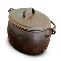 Large Antique Copper Couldron with Lid & Handle (7 of 7) Large Antique Copper Couldron with Lid & Handle (7 of 7)