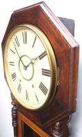 Impressive Victorian American Drop Dial Wall Clock 8 Day Movement Inlaid Case (10 of 14) Impressive Victorian American Drop Dial Wall Clock 8 Day Movement Inlaid Case (10 of 14)