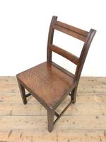 Set of Six Welsh Oak Farmhouse Kitchen Chairs with Bar Backs (6 of 9) Set of Six Welsh Oak Farmhouse Kitchen Chairs with Bar Backs (6 of 9)