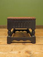 Small Vintage Wooden Black Painted Foot Stool with Brown Leather Top (11 of 17) Small Vintage Wooden Black Painted Foot Stool with Brown Leather Top (11 of 17)