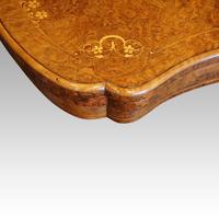 Victorian Serpentine Burr Walnut Card Table (7 of 12) Victorian Serpentine Burr Walnut Card Table (7 of 12)