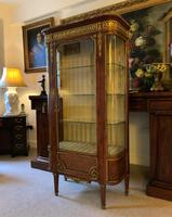 Exceptional 19th Century French Kingwood Parquetry Gilt Metal Vitrine Display Cabinet (6 of 17) Exceptional 19th Century French Kingwood Parquetry Gilt Metal Vitrine Display Cabinet (6 of 17)