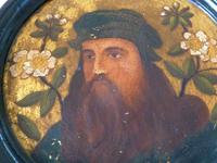 2 19th Century Pre Raphaelite Roundel Oil Portraits . Da Vinci & Velasquez (4 of 7) 2 19th Century Pre Raphaelite Roundel Oil Portraits . Da Vinci & Velasquez (4 of 7)