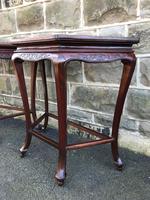 Pair of Oriental Chinese Marble Top Console Tables (8 of 12) Pair of Oriental Chinese Marble Top Console Tables (8 of 12)