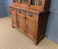 Victorian Carved Oak 3 Door Bookcase (2 of 23) Victorian Carved Oak 3 Door Bookcase (2 of 23)