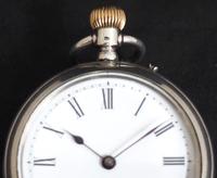 Fine Antique Silver Pocket Watch Keyless Wind Open Face Pocket Watch Swiss Made (2 of 5) Fine Antique Silver Pocket Watch Keyless Wind Open Face Pocket Watch Swiss Made (2 of 5)
