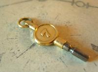 Antique Pocket Watch Chain Fob 1890s Brass & Steel Swivel Key Size 7 (8 of 8) Antique Pocket Watch Chain Fob 1890s Brass & Steel Swivel Key Size 7 (8 of 8)